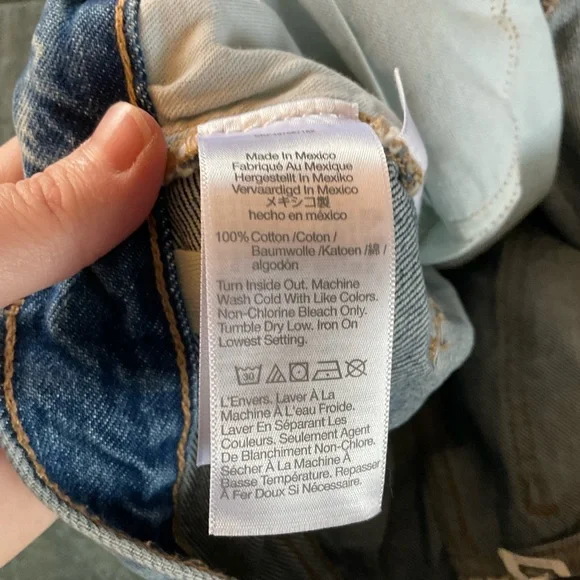 NEW Madewell The Low-Slung Baggy Jean Robertson Wash Rigid Size 28 NWOT - Picture 13 of 14